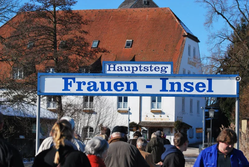 Ankunft am Hauptsteg der Fraueninsel